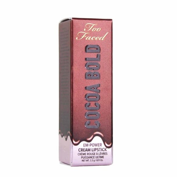 Too Faced Cocoa Bold EM-Power Cream Lipstick NIB - Picture 1 of 2